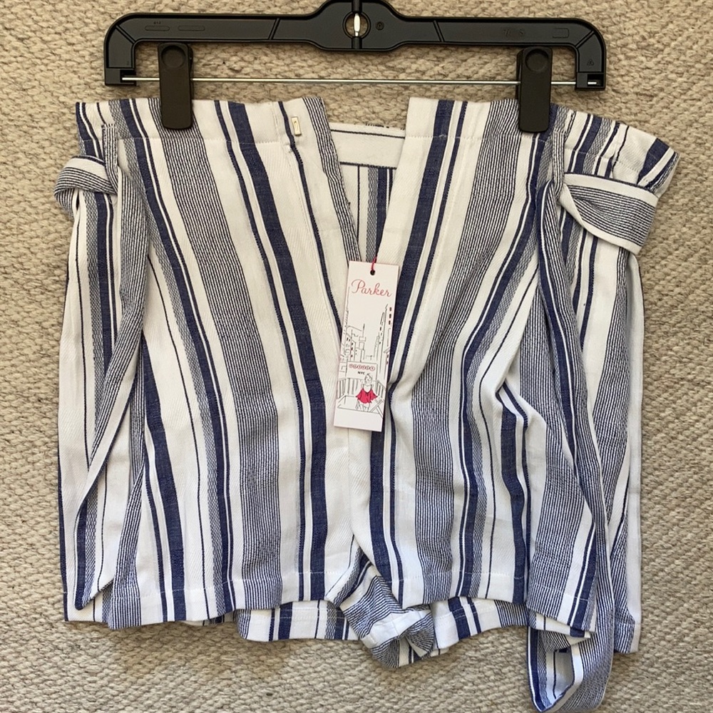 Striped flowy Parker shorts